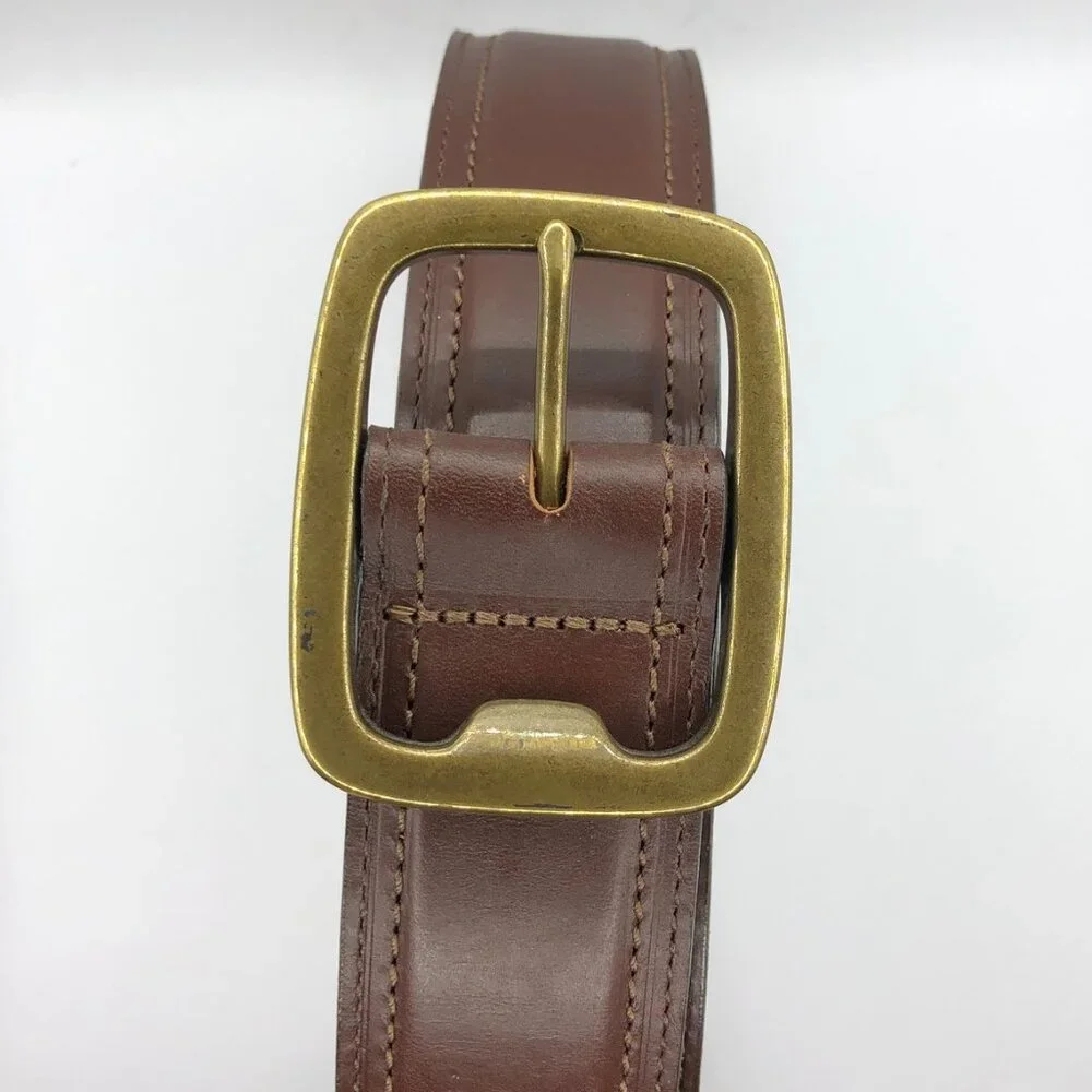 Michael Waddell's Bone Collector Brown Leather Belt Size 36